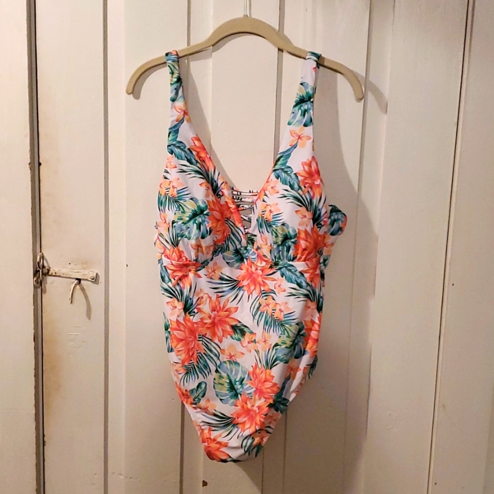 Floral One Piece Swimsuit